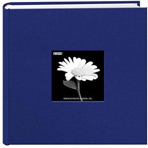 Pioneer Fotoalbums 200 Pocket Stof Frame Cover Fotoalbum, Kobalt Blauw