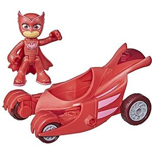 PJ MASKS Uil Glider Voorschoolse Speelgoed, Owlette Auto met Owlette Actiefiguur voor Kinderen vanaf 3 jaar