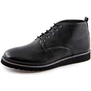 Marc Shoes Heren London Klassieke Laarzen, Zwart Mara Soft Ox Milled Zwart 00595, 45 EU