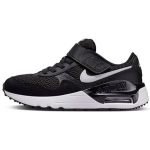 Nike Air Max System herensneakers, Zwart Wit Wolf Grijs, 35 EU