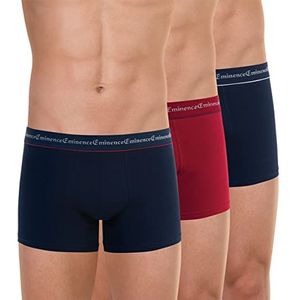 EMINENCE - Set van 3 boxershorts voor heren, Rood, S