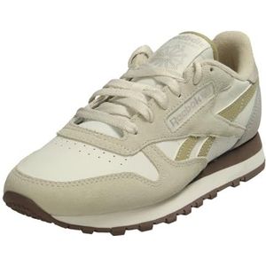 Reebok dames Classic Leather Sneaker ,CHALK/ALABASTER/MOONSTONE,35.5 EU
