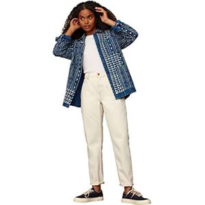 Kings of Indigo Caroline Cropped Jeans voor dames, Clean gerecycled ecru, 27W x 27L