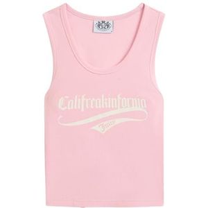 Juicy Couture CALIFREAKINFORNIA tanktop, Juicy Pink, XS