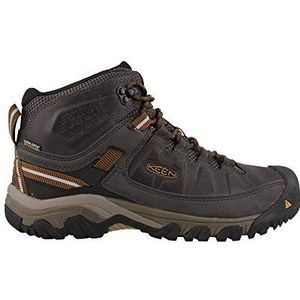 KEEN Targhee 3 Mid Waterdicht heren Wandelschoenen, Zwart Olijf Gouden Bruin, 46 EU