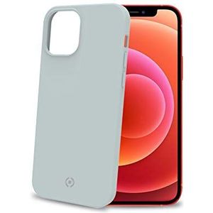 Celly Blauwe beschermhoes voor Apple iPhone 12/12 Pro, zacht gevoel en TPU-siliconen, antislip, schokbestendig en krasbestendig