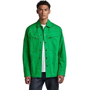 G-STAR RAW RF Service Overshirt Herenjas, groen (Jolly Green D213-D608), XXL