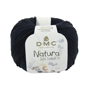 DMC Natura 50 g over 155 m 1 bal col.11 / Noir (zwart)