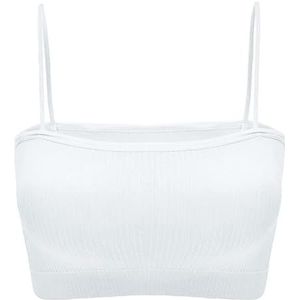 qingfengxia Bustehouder 10 bikini-ondergoed, wit, eenheidsmaat voor dames, Wit, One Size