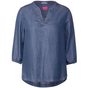 Cecil Dames Lyocell Blouse, blauw, L