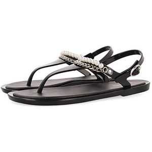 Gioseppo Garachine Flip-Flops voor dames, zwart, maat 37, Blanco Y Gris, 37 EU