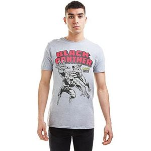 MARVEL Heren zwart Panther Combat T-Shirt