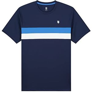 K-Swiss Performance T-shirt met korte mouwen model Core Team Stripe Crew-B