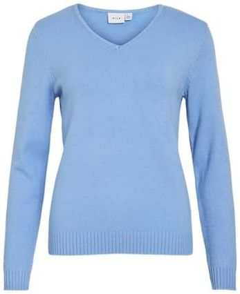 Viril V-hals L/S Knit Top - Noos, All Aboard, M