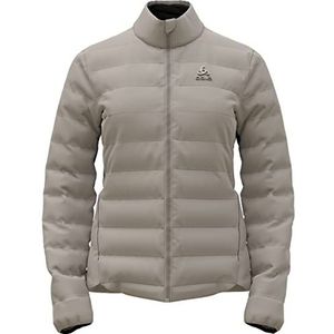 Jas Odlo Women Jacket Insulated Ascent N-Thermic Hybrid Silver Cloud