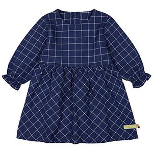 loud + proud Meisjesjurk, GOTS-gecertificeerde kinderjurk, Ultramarijn, 74/80 cm