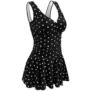 AONTUS Women's Swimsuit Rash Guard One Piece Swim Dresses Mastectomy Swimwear Plus Size