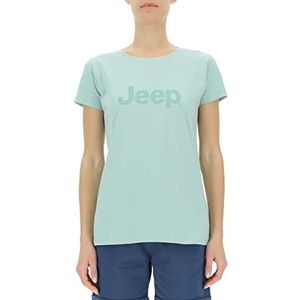 Jeep T-shirt dames, schoppen jade/graniet grootte, XS