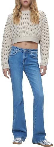 LTB Jeans Juliana damesjeans in blauw Low Rise gemaakt van katoenmix, maat 26, 30, blauw, 26W / 30L