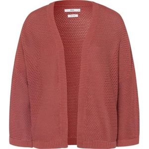 BRAX Dames Style Alina Yarn Mix Fancy Structure Pullover Malve, Normaal