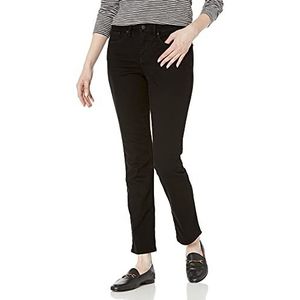 NYDJ Sheri Slim Jeans voor dames, Zwart, 42