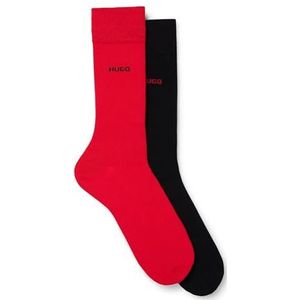 HUGO - Huissokken - Zwart - Katoenrijke Garens - Standaardlengte