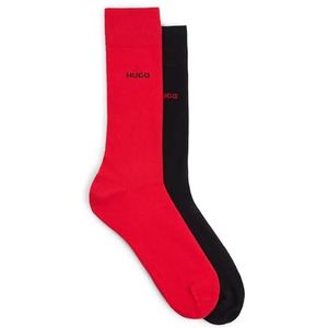 HUGO 2P RS UNI CC Middelhoge sokken van stretchstof in verpakking van 2 stuks, Nieuw - Open Pink693, 35/38 EU