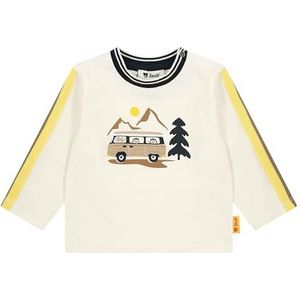 Steiff T-shirt met lange mouwen, EU maat 56, Eggnog, sweatshirt met lange mouwen voor kinderen, pullover met lange mouwen, babytop, ideaal basic shirt, comfortabel en zacht, wasmachinebestendig,