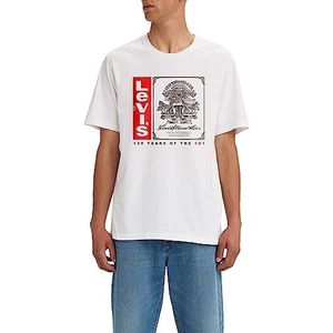 Levi's Ss Relaxed Fit Tee T-Shirt heren, Archival White+, XS