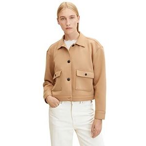 TOM TAILOR Dames Blazerjack met zakken 1032554, 27841 - Soft Light Camel, L