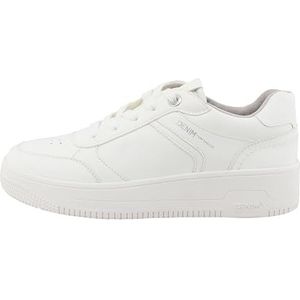 Sneaker - Zwart - Kunststof - Dikke Zool