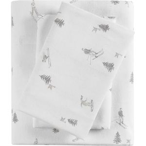 Zacht en Warm Flanel Fleece Bed Deken voor 1 2 Personen 160x230cm Bruin