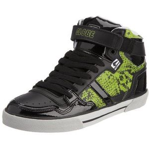 Globe Superfly-Vulcan, skateboard-schoenen voor heren, Zwart Black Lime Snake10540, 45 EU
