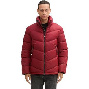 TOM TAILOR 1042207 Herenjas, 13721-Burgundy Dark Red, L, 13721, bordeauxrood, L