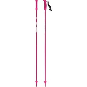 ATOMIC AMT Jr skistokken - hoogwaardige 3* aluminium skistok - ergonomische JR handgreep op stok - elastische kinderpolsband - stokken met 50 mm pistentbord