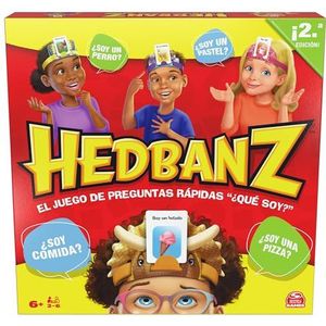 Hedbanz 2e editie raadspel met plaatjes - familiespellen | spellen voor spelletjesavond voor het hele gezin | kinderspellen | kaartspellen