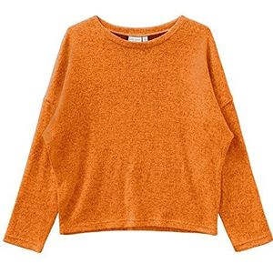NAME IT Meisje borduurtrui met lange mouwen, Thai curry, 98
