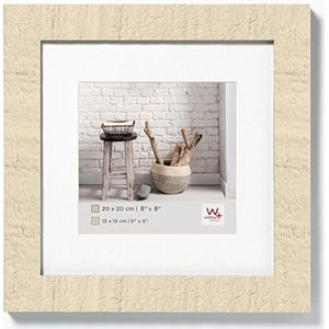 walther design HO220W Home houten fotolijst, 8 x 8 inch (20 x 20 cm), crème wit