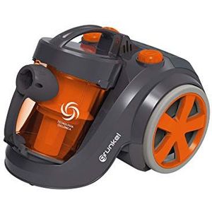 Grunkel - ASP-AA CYCLONIC - Krachtige stofzuiger zonder zak, cycloonstofzuiger, hoge efficiëntie, HEPA-filtering, telescoopslang, hoeken en meubels. - 700 W - oranje