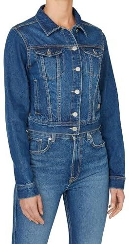 Pepe Jeans Slim Jacket Jacket, blauw (Denim-4A2), S voor dames, blauw (denim-4A2), S