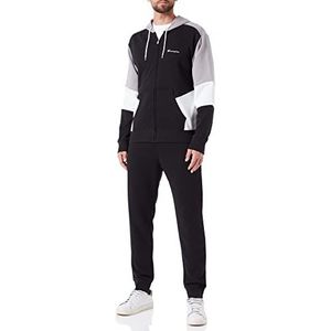 Champion Legacy Sweatsuits Powerblend Terry all Day Active Hooded Sportpak (zwart/petra), maat S voor heren