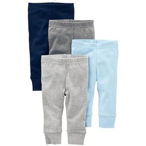 Simple Joys by Carter's Baby Jongens 4-Pack Broek, Blauw/Grijs, Pasgeboren