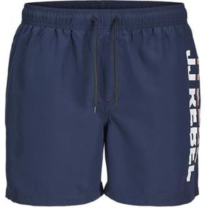 JJ REBEL Jrebhawaii Swim Short Logo, navy blazer, XS