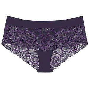 TRIUMPH - Body Make-Up Illusion Lace - Hipster - Donker Violet - Polyamide