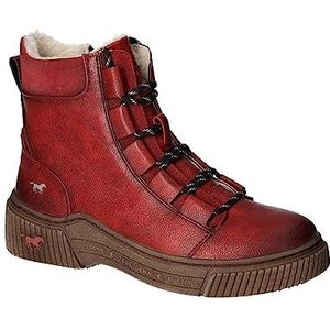 Mustang enkellaarzen voor dames 1436-605, grootte:39, kleur:Rood