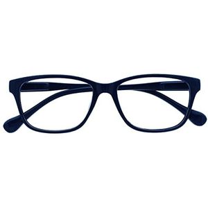 The Reading Glasses Company zwart lichtgewicht lezer designer stijl heren dames lente scharnier R27-1 + 1.00 +2.00 Optical Power Navy