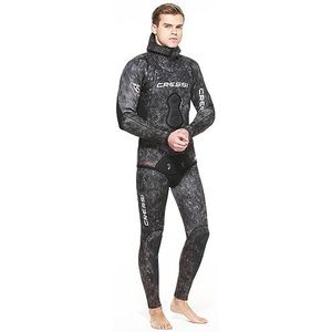 Cressi Apnea Wetsuit - Freediving/spearfishing wetsuit in 5 mm zacht neopreen met jas en broek
