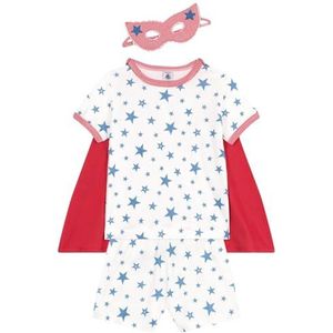 Petit Bateau Jongens A0CLM Pyjacourt, Wit/Veelkleurig, 10 jaar, wit/meerkleurig., 10 Jaar