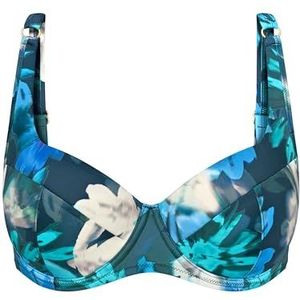 Summer Fleur WP 01 Turquoise - Dark Combination, Turquoise - Dark Combination, 48