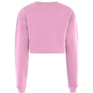 Mymo Athlsr Trui met lange mouwen voor dames van 100% polyester met ronde hals schattig roze maat S, Schattig roze, S